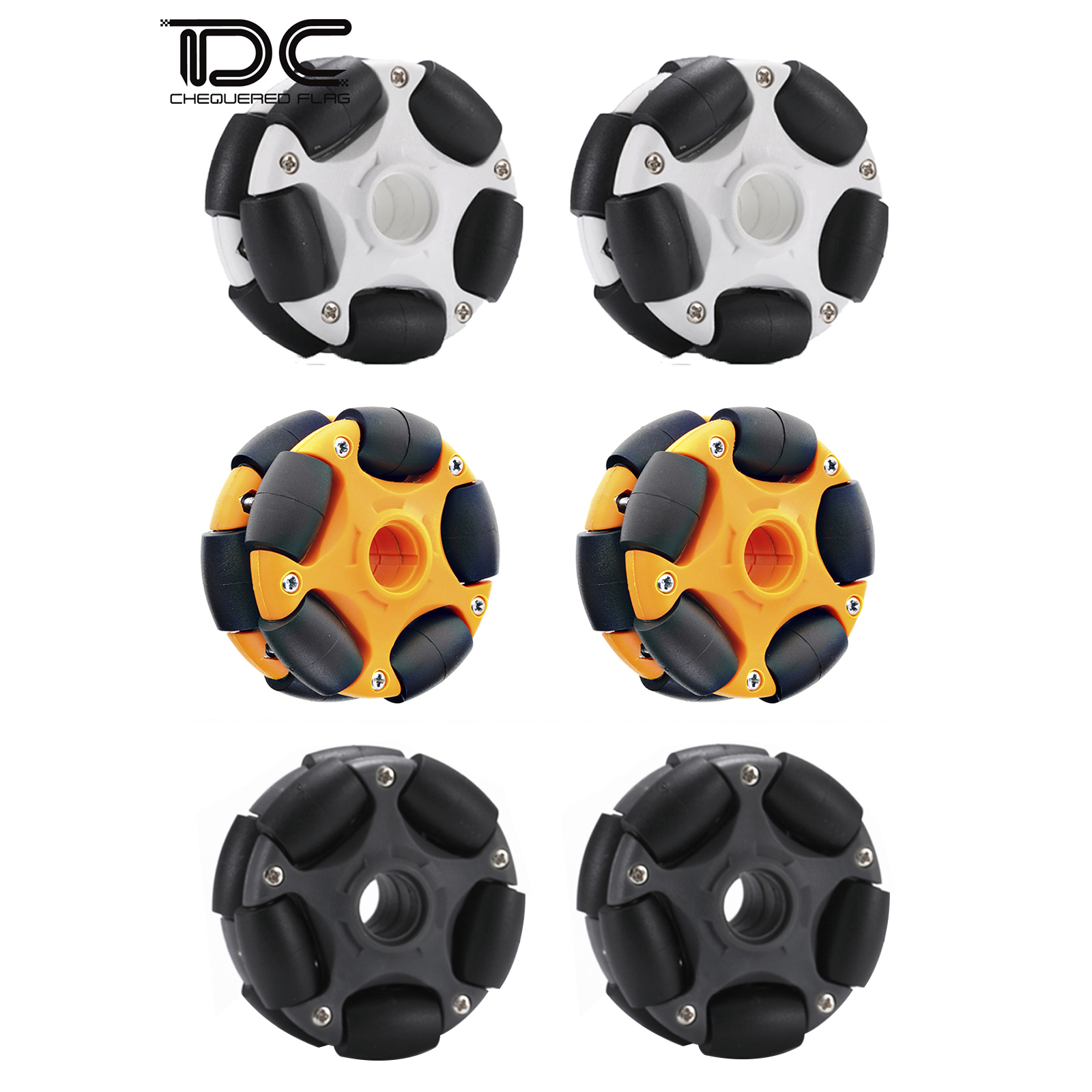 Model Kit Lancelot - 4PCS 58mm Nylon Omni-Directional Wheel 20KG
