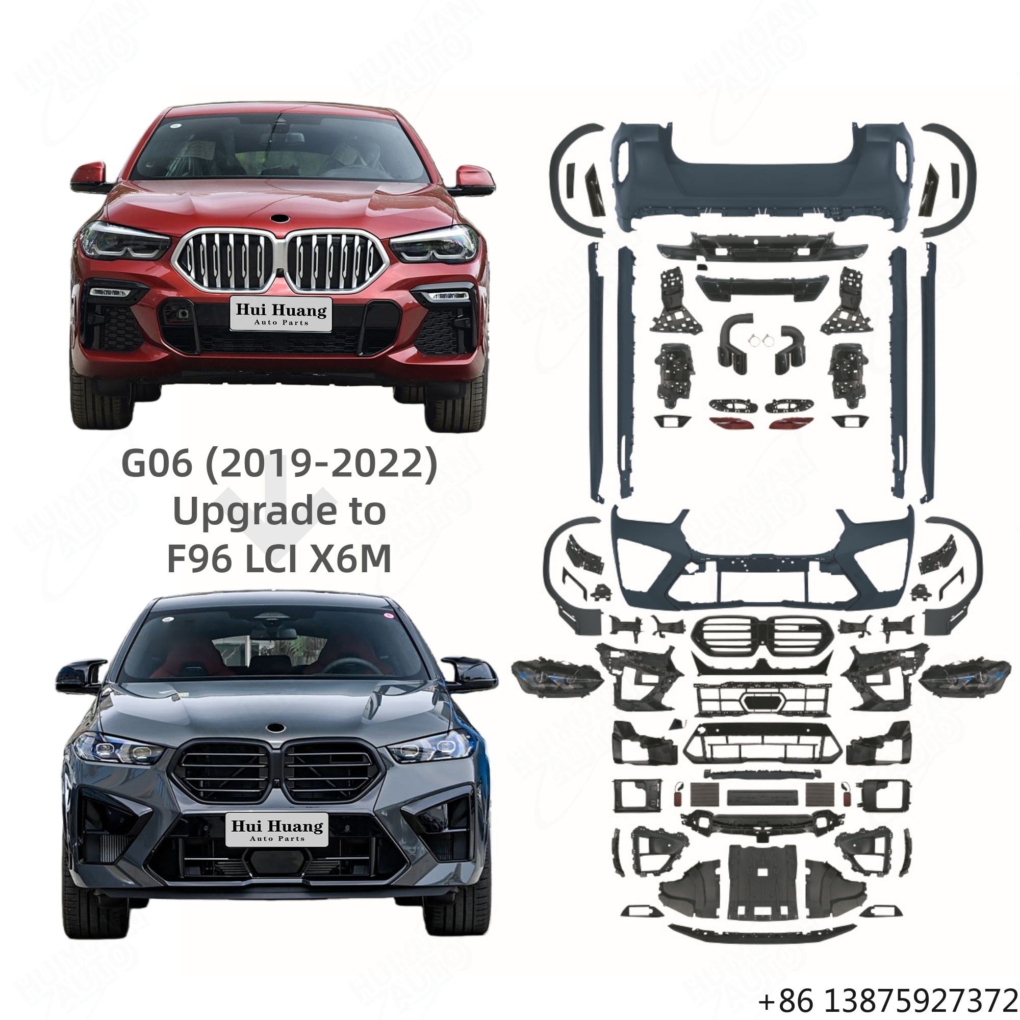 Model Kit Figures - Auto Bumpers Parts Body Kit for