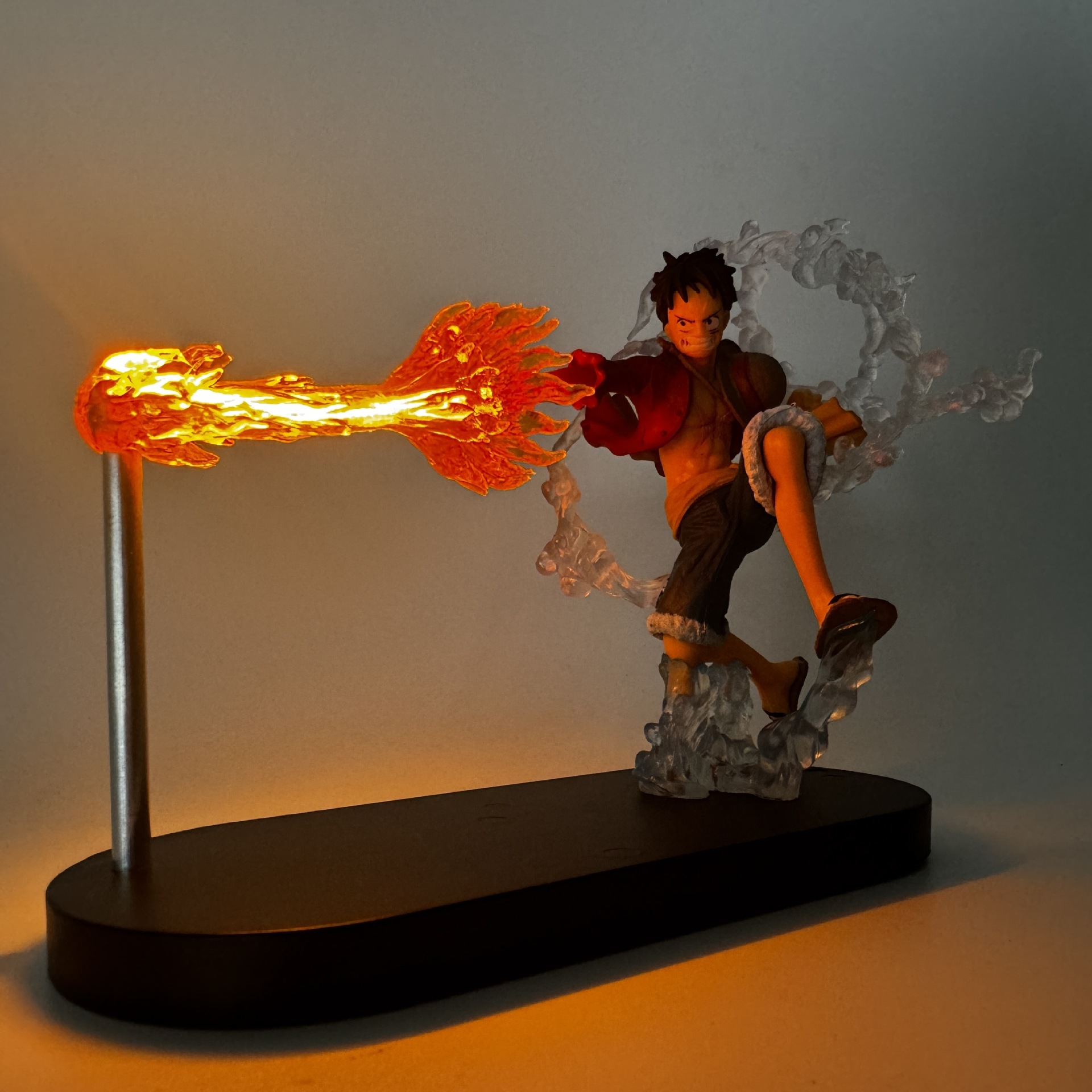 Model Kit Luffy - Fire Fist Ace Anime Night Light