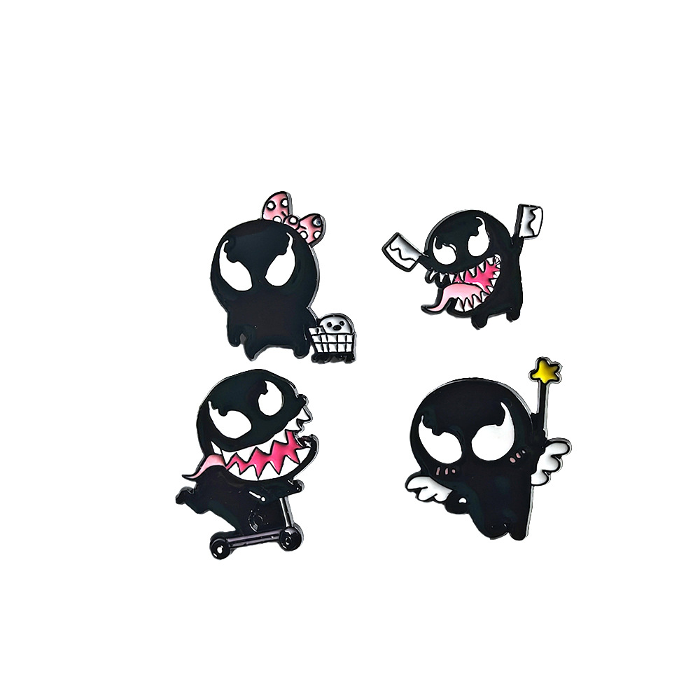Model Kit Venom - Cute Funny Venom Brooch Hot-selling Marvel