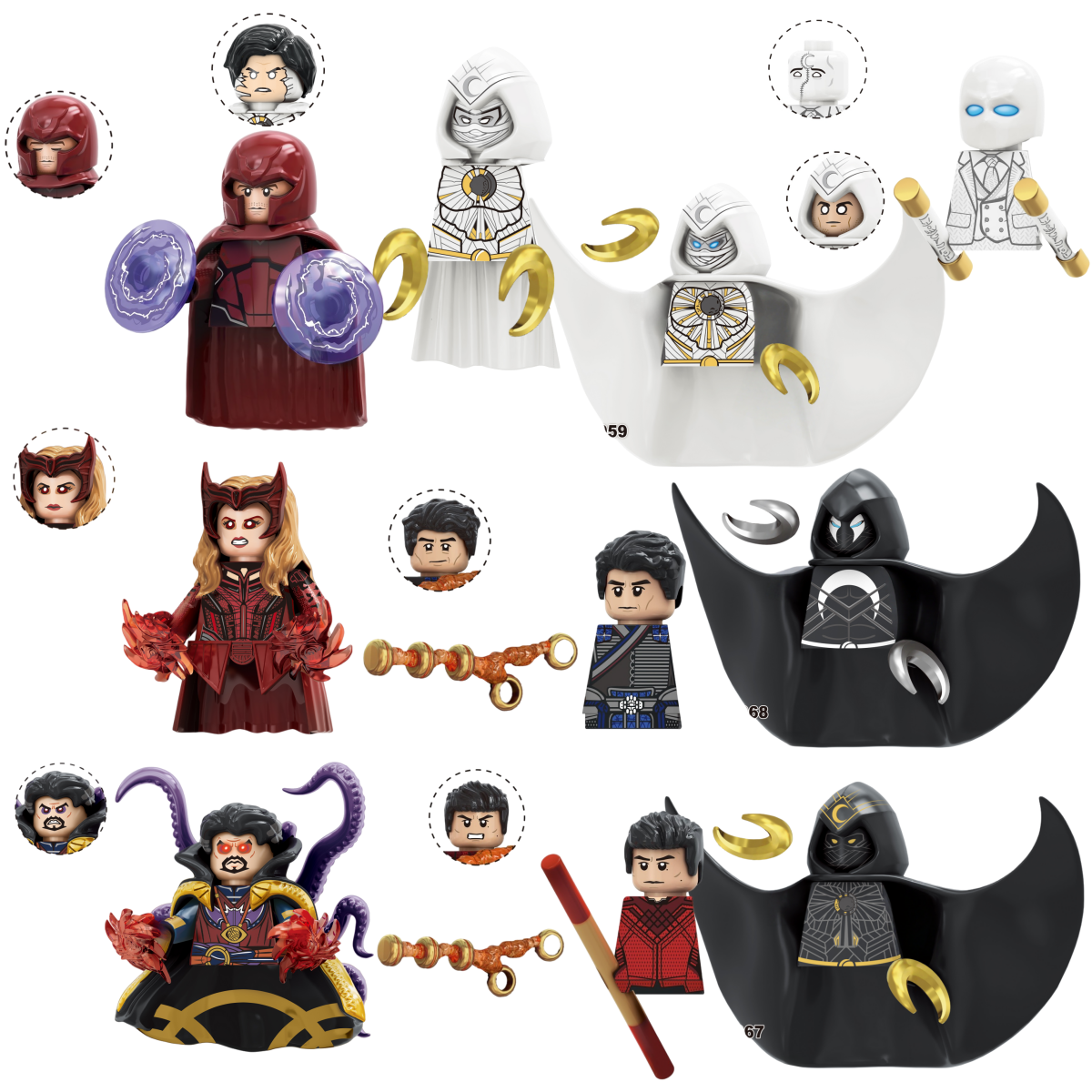 Model Kit Venom - TV6208 Marvel Building Blocks Mini Model