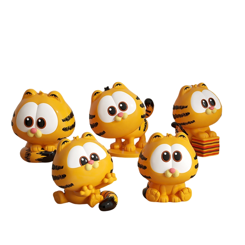 Model Kit Toy - 7Cm Pvc Garfield Anime Peripherals Action