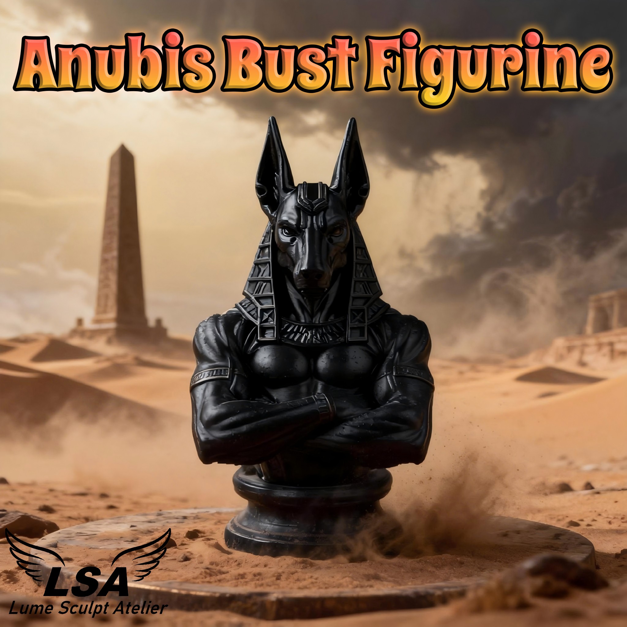 Anubis Bust Figurine 3D Printe – Model Kit Anubis Bewertung und Preis