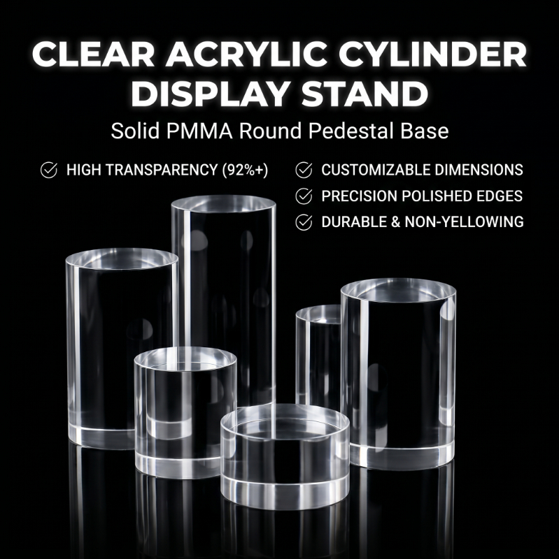 Clear Solid Acrylic Cylinder B – Model Figure Base Bewertung und Preis