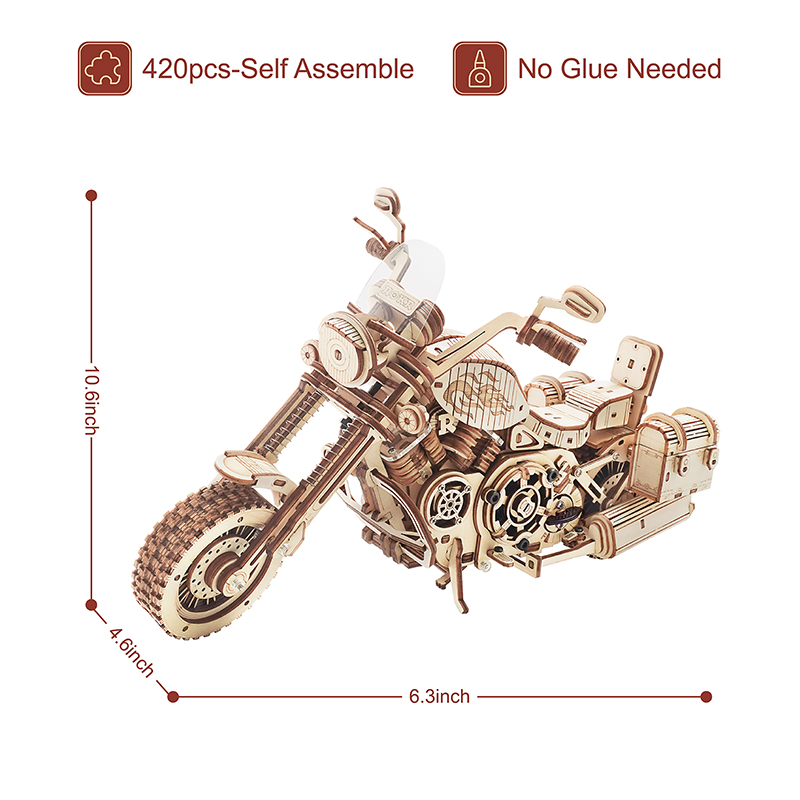 Robotime Motorcycle Puzzle 3D  – Model Kit Motor Nuclear Bewertung und Preis