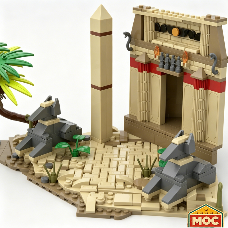 940PCS Lost Shrine of Anubis A – Model Kit Anubis Bewertung und Preis