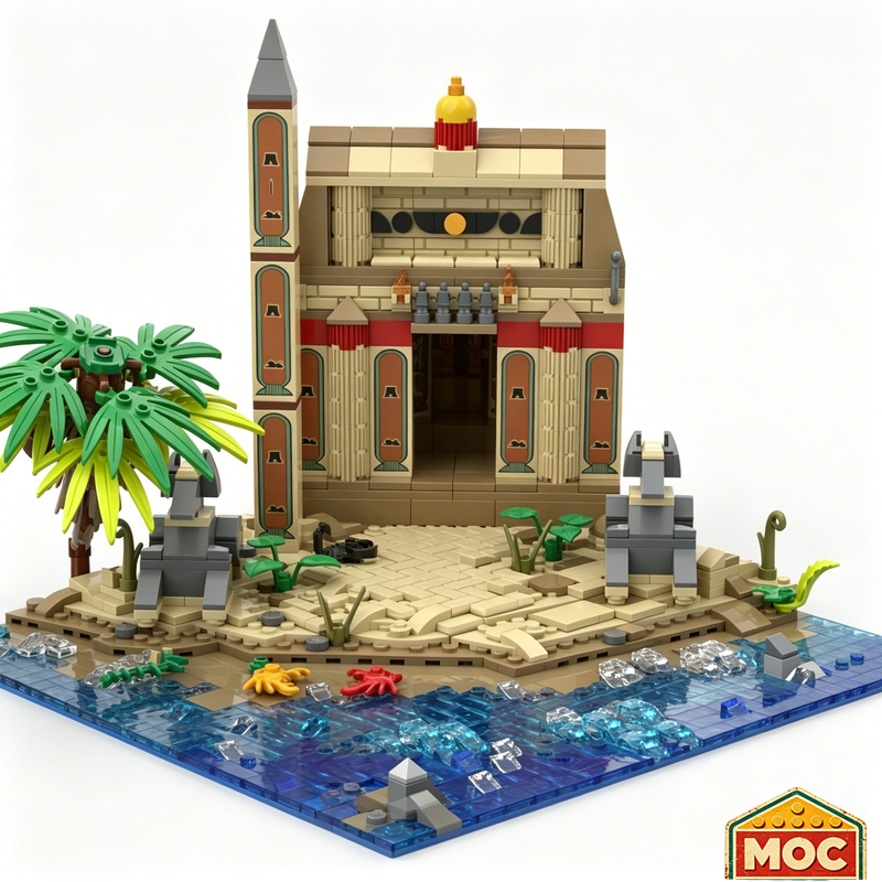 940PCS Lost Shrine of Anubis A – Model Kit Anubis Bewertung und Preis