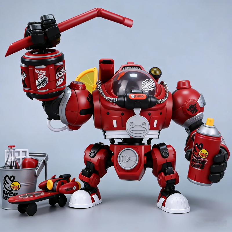 B.Duck Hiphop Duck 21cm Mecha  – Model Kit Water Decal Bewertung und Preis