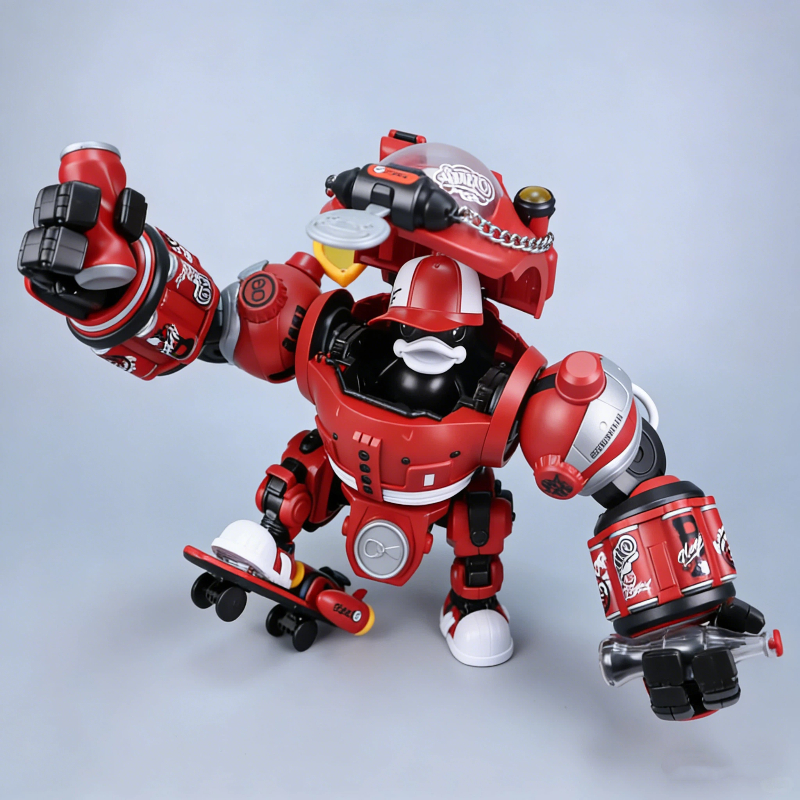 B.Duck Hiphop Duck 21cm Mecha  – Model Kit Water Decal Bewertung und Preis