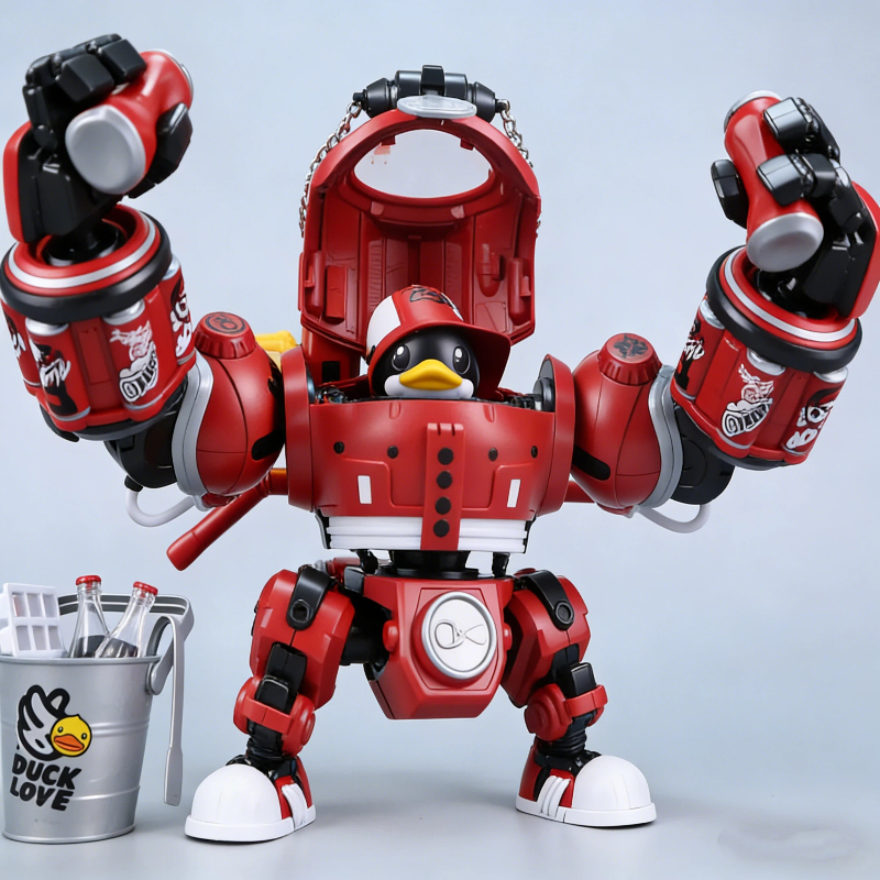 B.Duck Hiphop Duck 21cm Mecha  – Model Kit Water Decal Bewertung und Preis