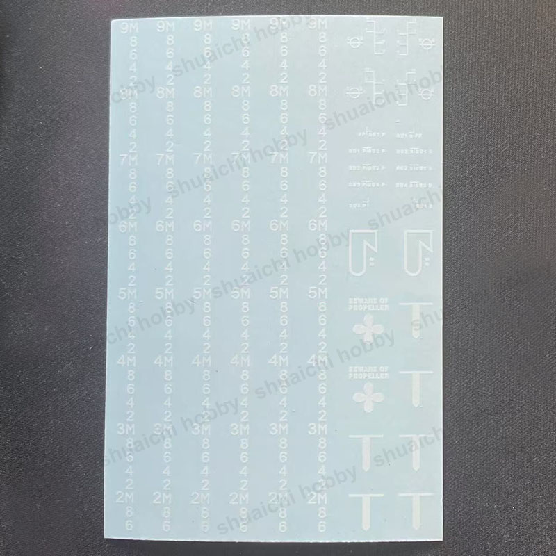1PCS 1/50 1/75 1/100 Scale Loa – Model Kit Water Decal Bewertung und Preis