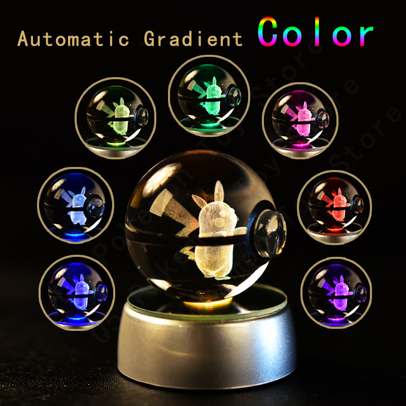 Pokemon Crystal Ball 3D Night  – Model Figure Base Bewertung und Preis