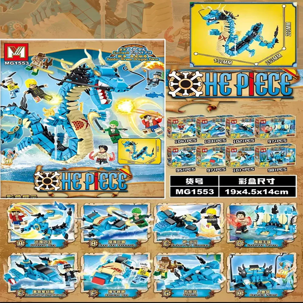 8in1 One Piece Building Blocks – Model Kit Simulator Bewertung und Preis