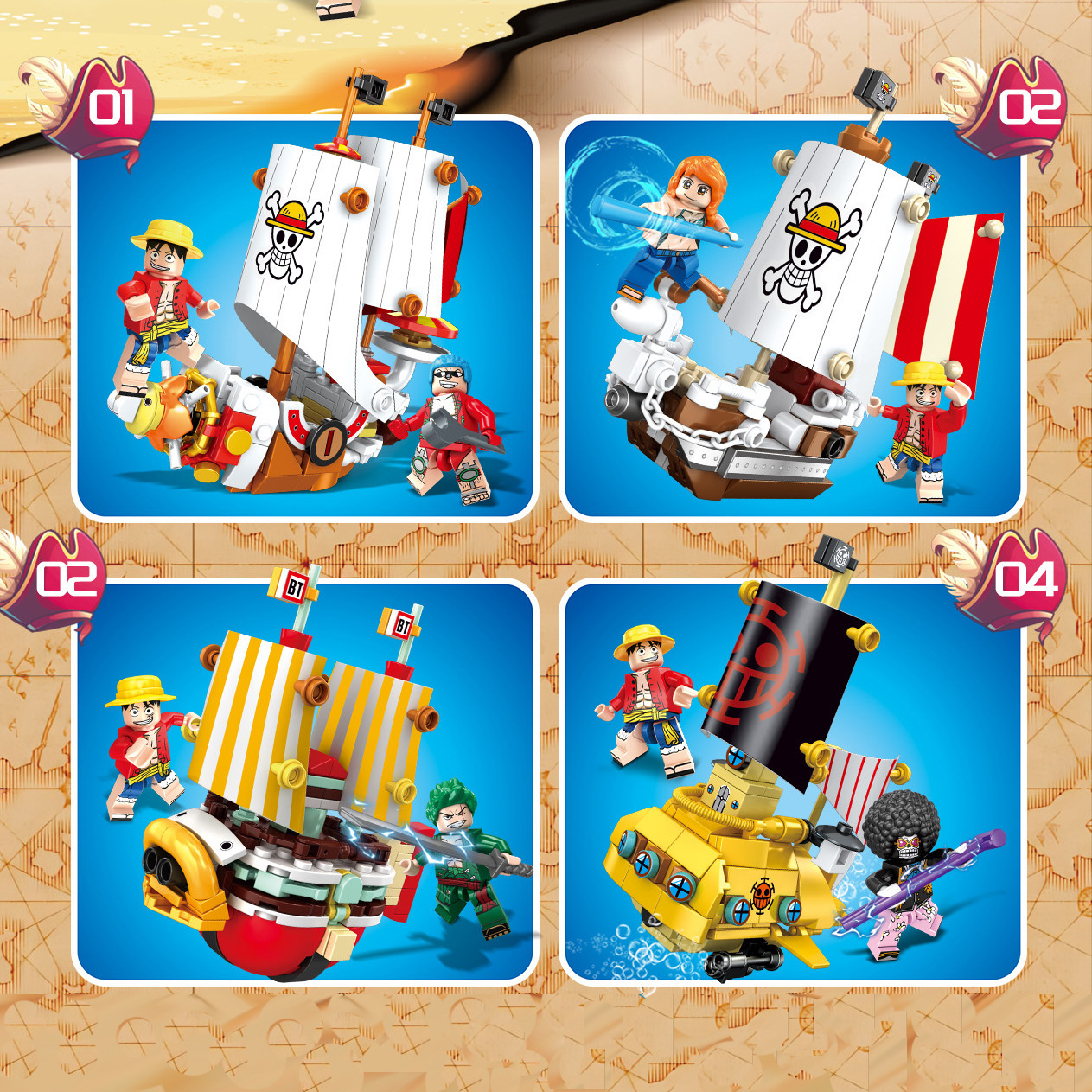 **Anime One Piece Thousand Sun – Model Kit Thousand Sunny Bewertung und Preis