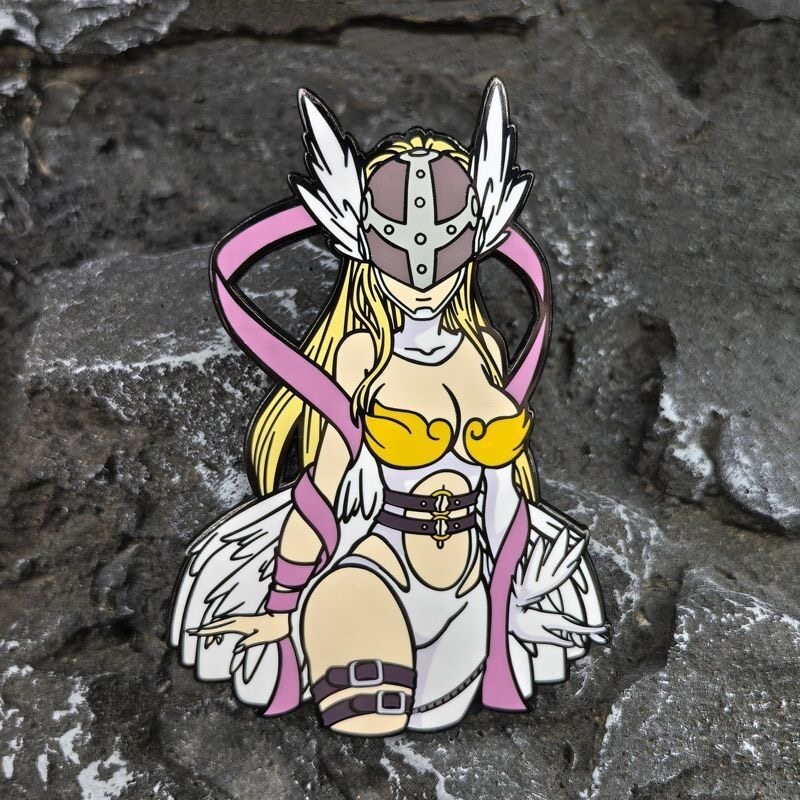 Digimon Angewomon metal badge  – Model Kit Digimon Bewertung und Preis