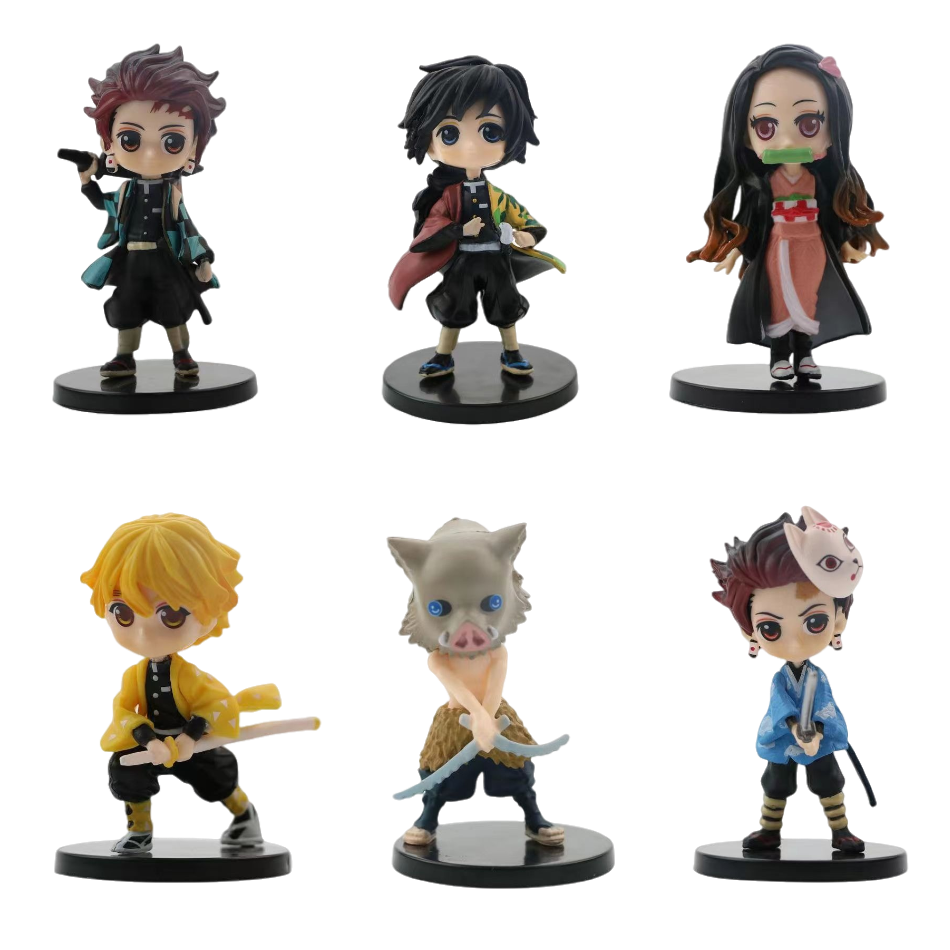6Pcs Set Anime Demon Slayer Fi – Model Kit Nezuko Bewertung und Preis