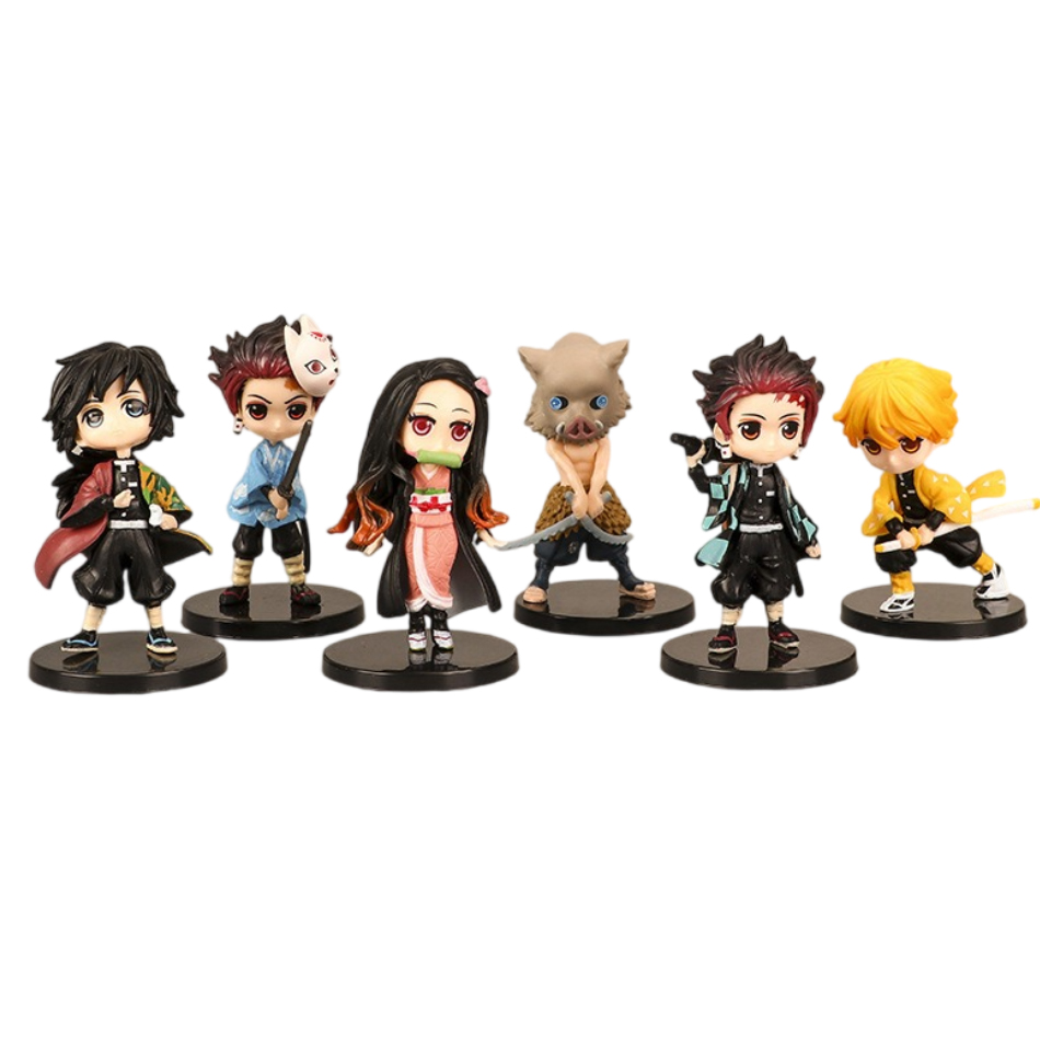 6Pcs Set Anime Demon Slayer Fi – Model Kit Nezuko Bewertung und Preis