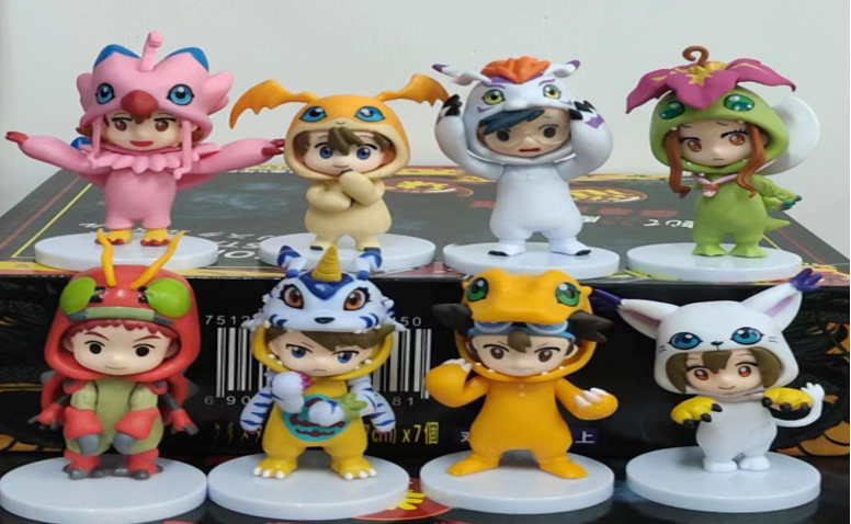High Quality 8pcs/set Anime Di – Model Kit Digimon Bewertung und Preis